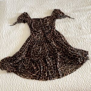 leopard dress by blackmilk clothing from Australia. Size small. Worn once.